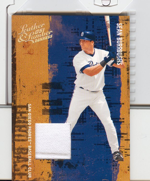 2005 Leather and Lumber Materials Jersey #121 Sean Burroughs/150