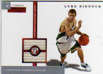 2005-06 Topps Pristine Personal Pieces #CLR Luke Ridnour C