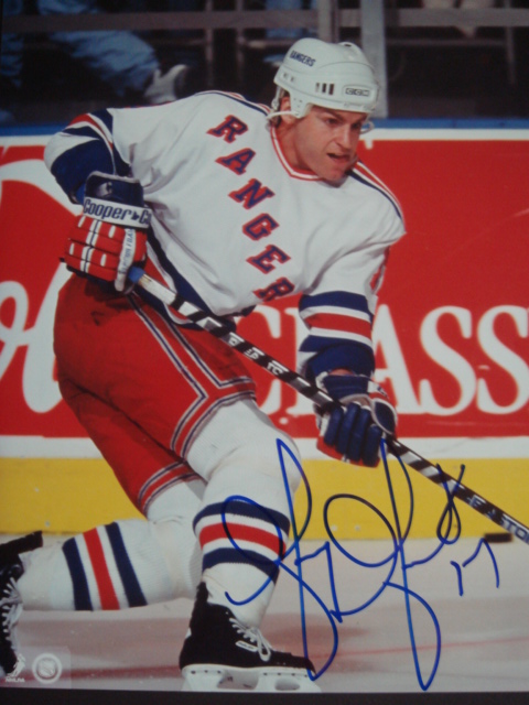 Greg Gilbert autographed 8 x 10 Ranger picture with Coa