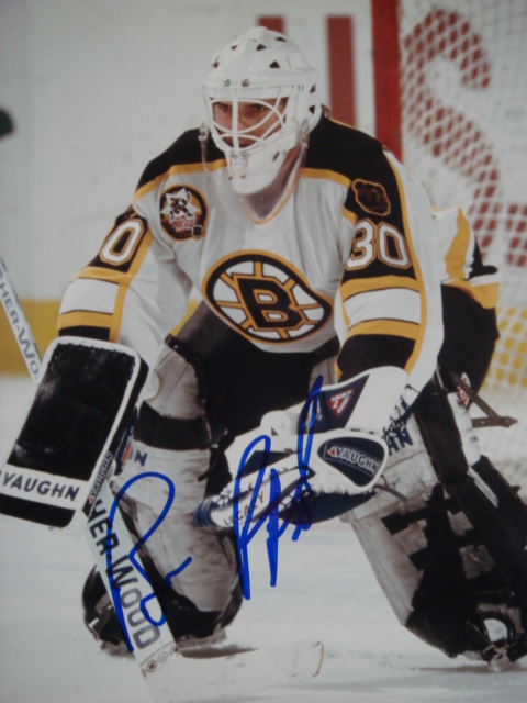 Bill Ranford autographed 8 x10 Bruins picture with coa