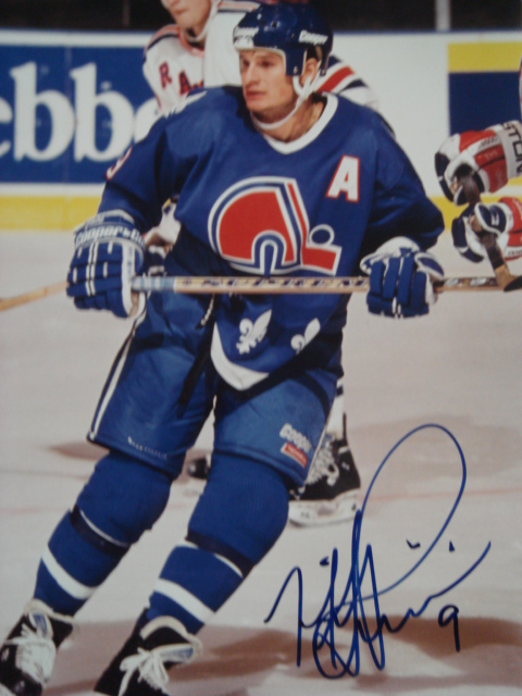 Mike Ricci autographed 8 x 10 picture with coa up close