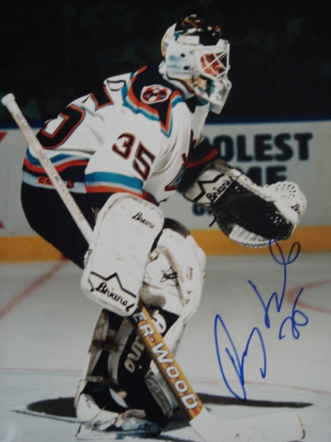 Tommy Salo autographed Islanders picture with coa