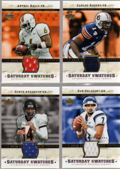 2005 Upper Deck Rookie Debut Saturday Swatches Limited #SACR Carlos Rogers
