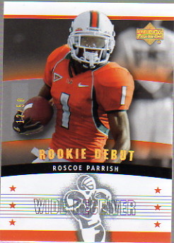 2005 Upper Deck Rookie Debut Gold Spectrum #136 Roscoe Parrish