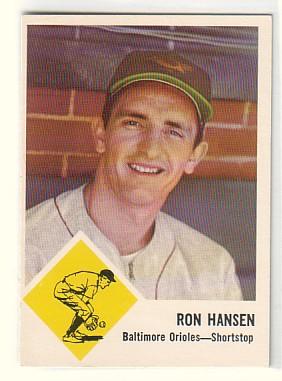 1963 Fleer #2 Ron Hansen