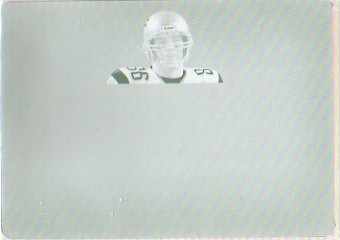 2006 Playoff National Treasures Printing Plates Cyan #159 David Thomas Parallel RC Serial #1/1 - One of One