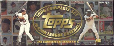 1996 Topps Baseball Factory Sealed Complete Set (440 Cards) (Colorful Box)