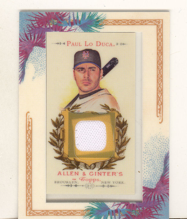 2007 Topps Allen and Ginter Relics #PL Paul LoDuca J