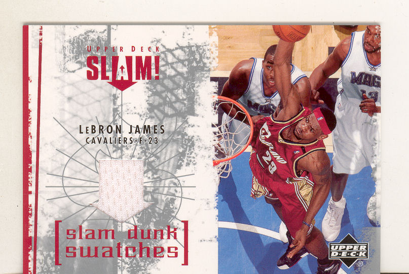 2005-2006 UpperDeck Slam Lebron James buy Slam Dunk Swatches