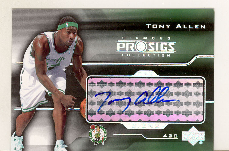 2004-05 Upper Deck Pro Sigs Pro Signs Rookies #TA Tony Allen