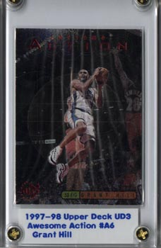 1997-98 UD3 Awesome Action #A6 Grant Hill