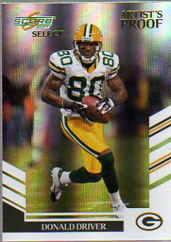 2007 Select Artist's Proof #55 Donald Driver