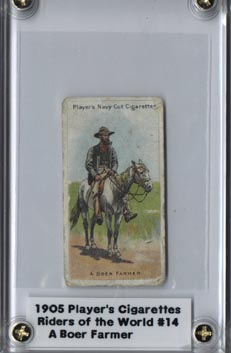 1905 Player's Cigarettes Riders of the World A Boer Farmer Good NICE!!