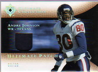 2005 Ultimate Collection Game Jersey Patches Platinum #GJPAJ Andre Johnson