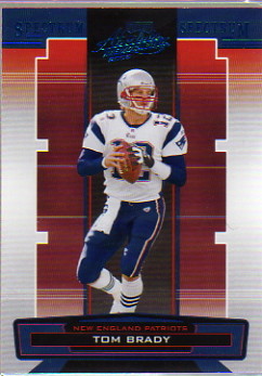 2005 Absolute Memorabilia Spectrum Blue Retail #90 Tom Brady