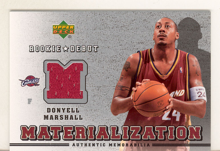 2006-07 Upper Deck Rookie Debut Materialization #DM Donyell Marshall