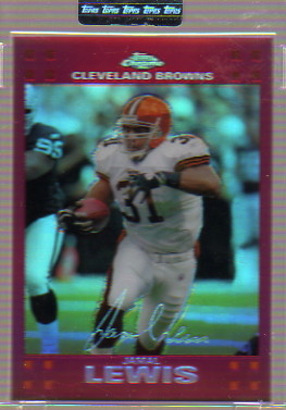 2007 Topps Chrome Red Refractors Uncirculated #TC66 Jamal Lewis