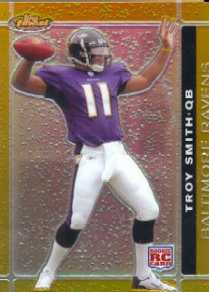 2007 Finest Gold Refractors #106 Troy Smith