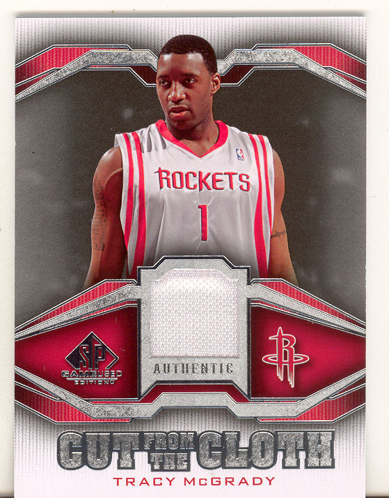 2007-08 SP Game Used Cut from the Cloth #CCTM Tracy McGrady