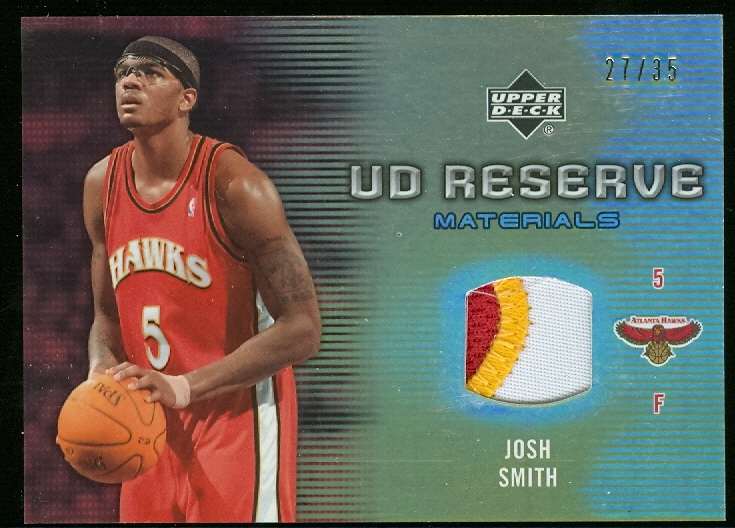 2006-07 UD Reserve Materials Patches #JS Josh Smith