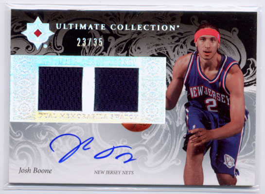 2006-07 Ultimate Collection Debut Jerseys Autographs #UDJB Josh Boone