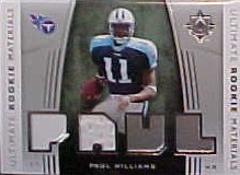 2007 Ultimate Collection Rookie Materials Silver #URMPW Paul Williams
