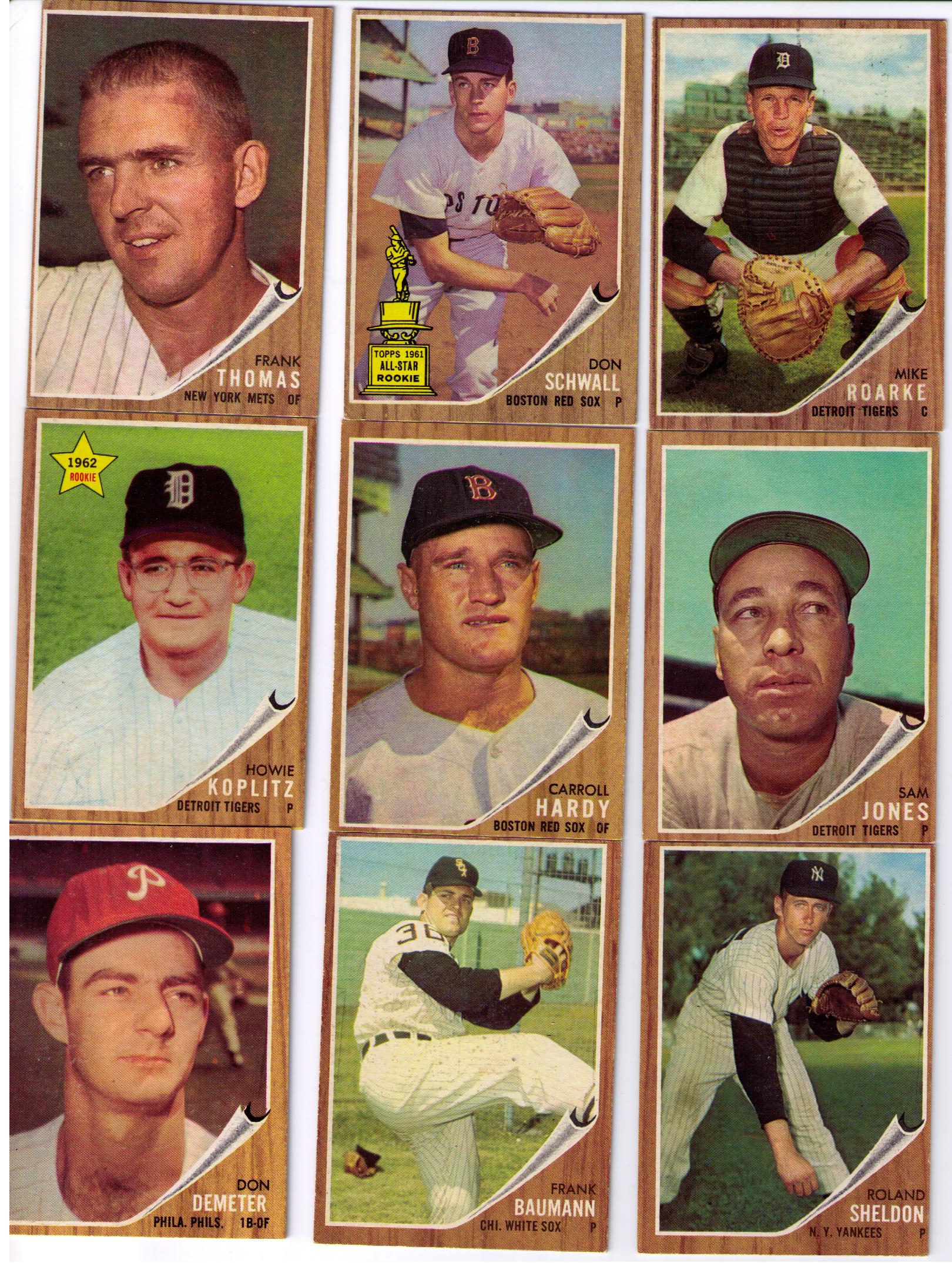 1962 Topps #35 Don Schwall RC