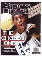2002 LeBron's First SI Cover (2/18/02) - The Choosen One (MINT Newsstand Issue) Sports Illustrated