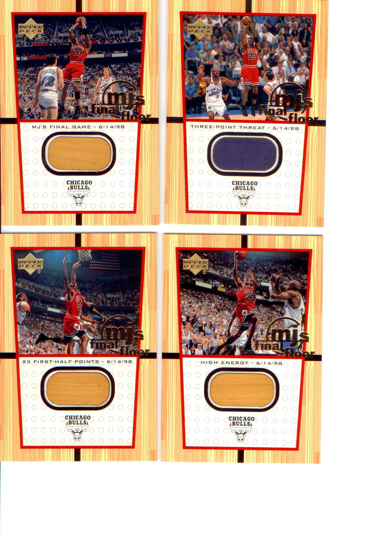 1999-00 Upper Deck MJ Final Floor #FF12 Michael Jordan - JUMBO