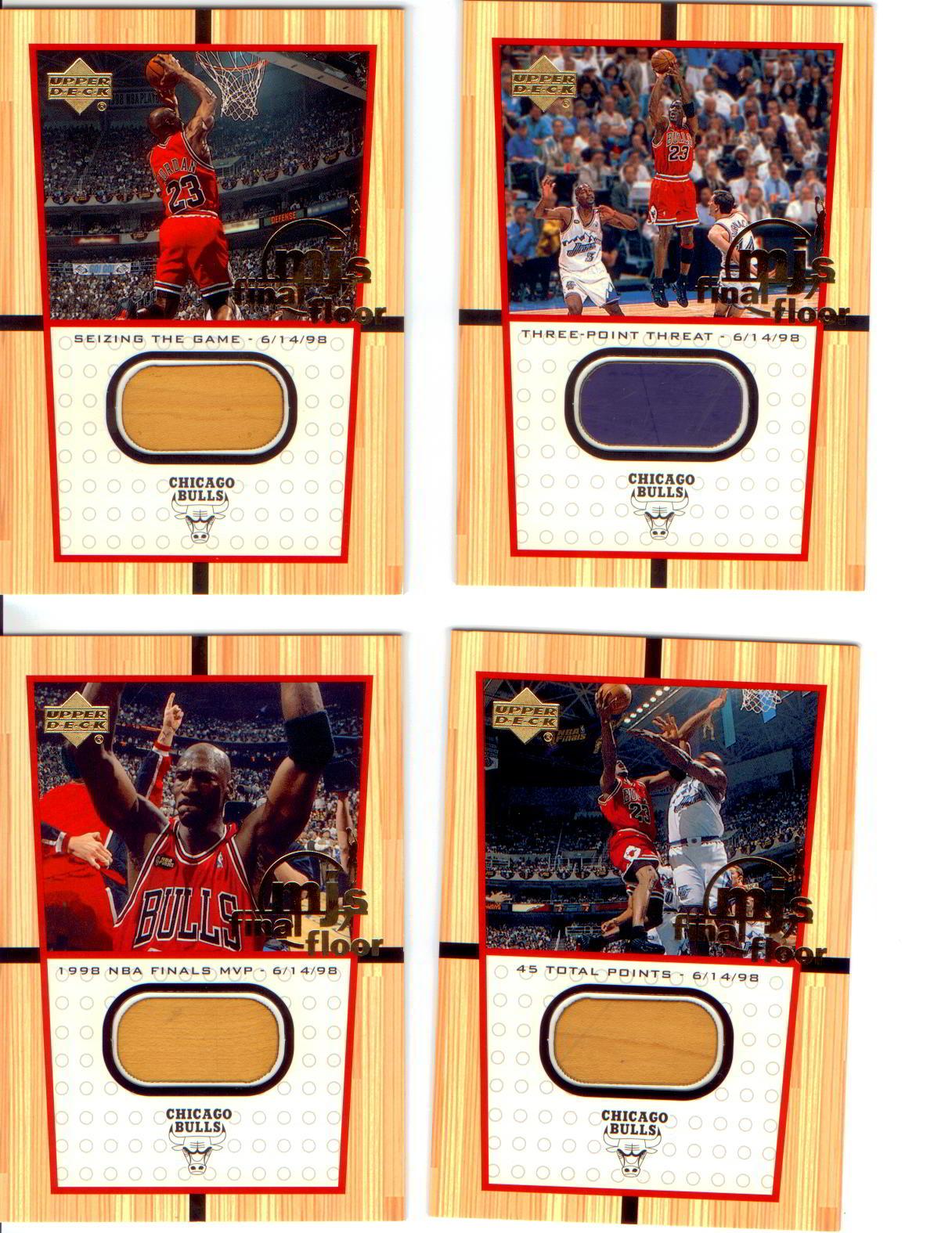 1999-00 Upper Deck MJ Final Floor #FF4 Michael Jordan - RARE