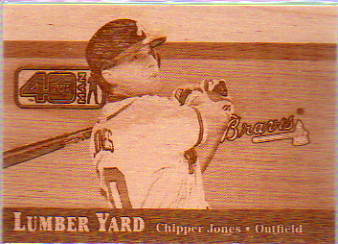 2002 Upper Deck 40-Man Lumber Yard #LY1 Chipper Jones