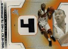 2003-04 E-X Behind the Numbers Game-Used #18 Caron Butler