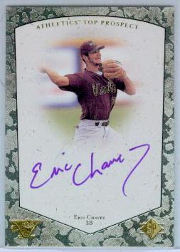 1998 SP Top Prospects Autographs #EC Eric Chavez