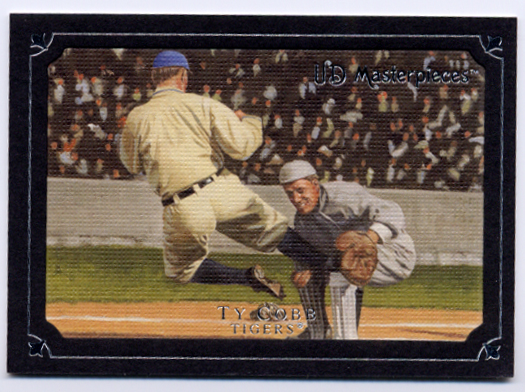 2007 UD Masterpieces Serious Black #20 Ty Cobb