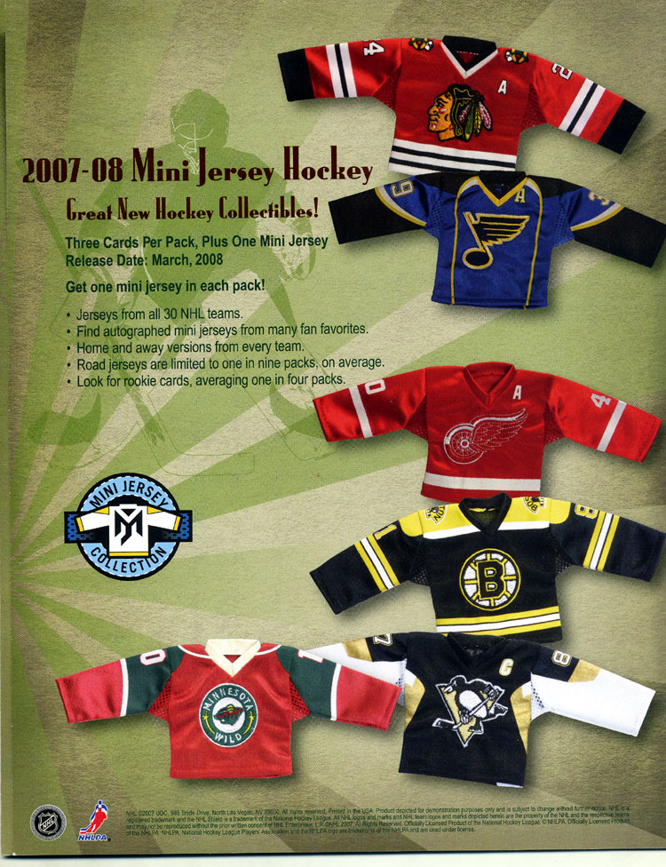 hockey mini jerseys