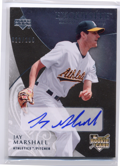 2007 Exquisite Collection Rookie Signatures #108 Jay Marshall AU/235 RC