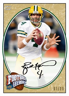2008 Upper Deck Heroes Football Factory Sealed Hobby Box - 2 On Card Autographs ( Possible Brett Favre ) & 2 Memorabilia Cards Per Box On Avg. - In Stock Now        