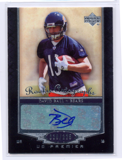 2007 Upper Deck Premier #110 David Ball AU RC