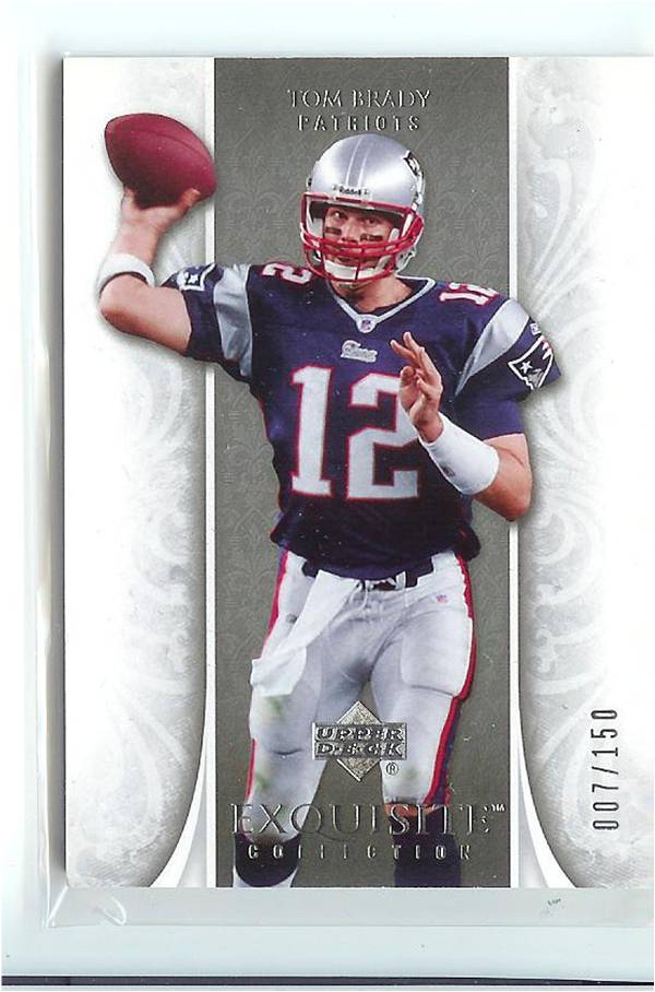 2006 Exquisite Collection #35 Tom Brady