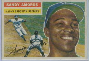 1956 Topps #42 Sandy Amoros