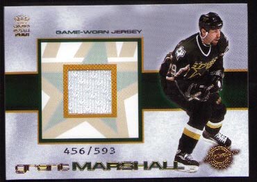 2000-01 Crown Royale Game-Worn Jerseys #10, Grant Marshall /593