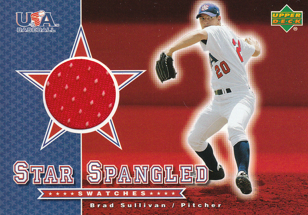 2002 USA Baseball National Team Jerseys #BS Brad Sullivan