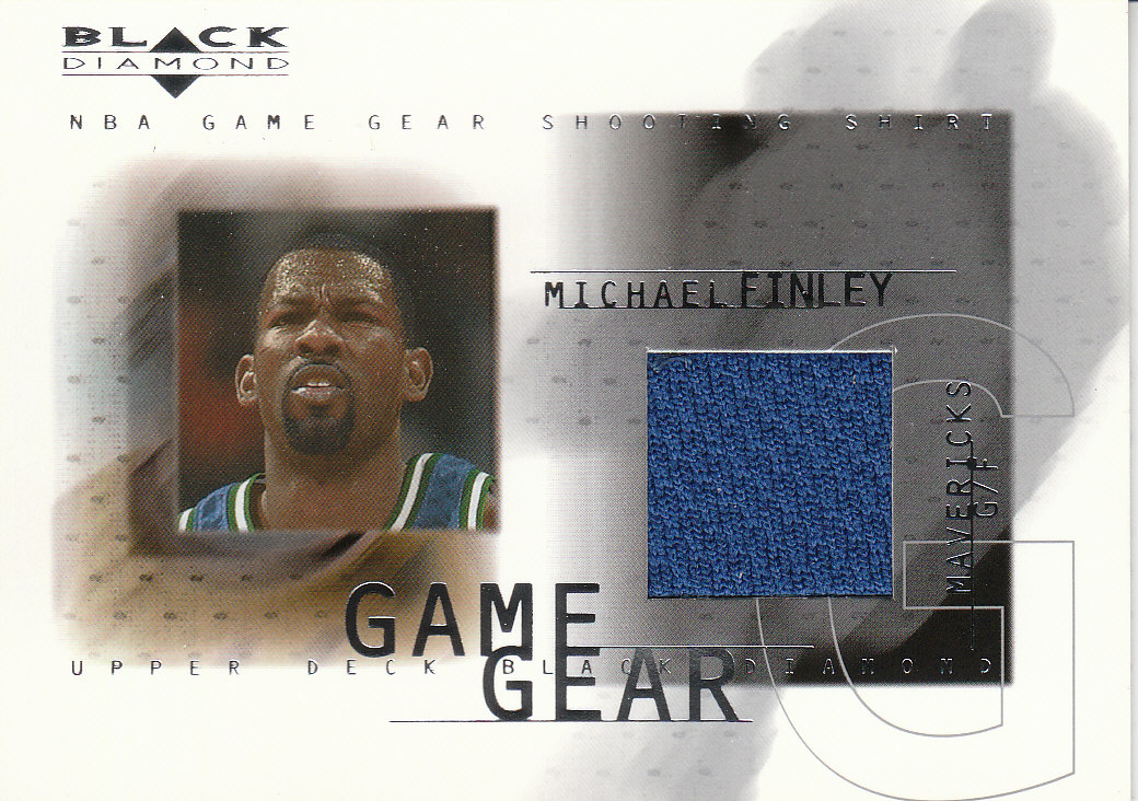 2000-01 Black Diamond Game Gear #MF Michael Finley