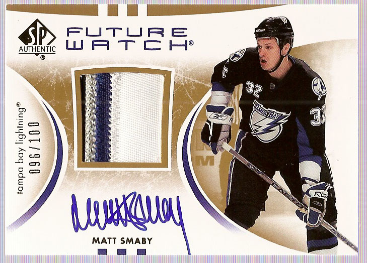 2007-08 SP Authentic Limited Patches #245 Matt Smaby JSY AU /100