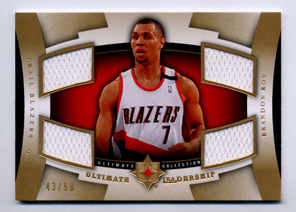 2007-08 Ultimate Collection Leadership Gold #BR Brandon Roy
