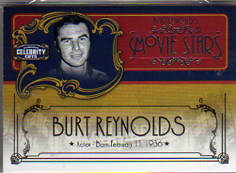 2008 Americana Celebrity Cuts Movie Stars #BR Burt Reynolds
