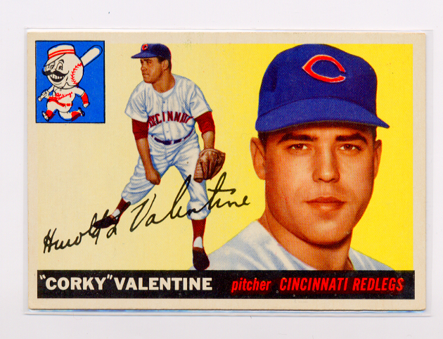 1955 Topps #44 Harold Valentine RC