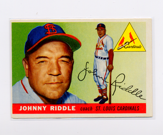 1955 Topps #98 John Riddle CO