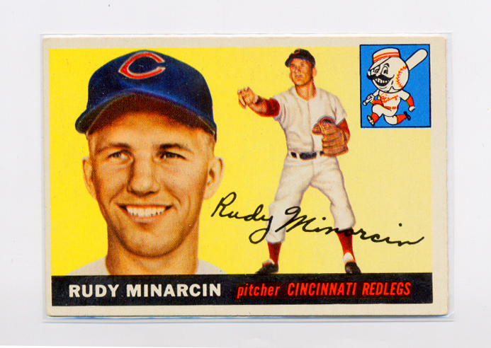 1955 Topps #174 Rudy Minarcin RC