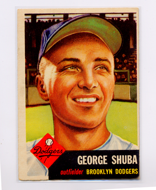 1953 Topps #34 George Shuba